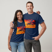 Zebras auf dem Run-T - Shirt (Unisex)