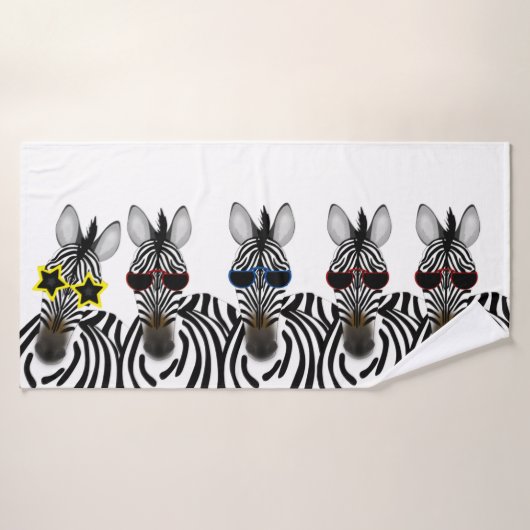Zebras-Badehandtuch Badehandtuch (Badehandtuch)
