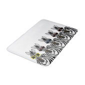 Zebras-Bathmat Badematte (Schrägansicht)