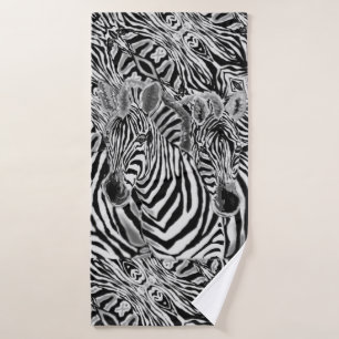 Zebras Couple Bath Handtuch - Malerei Badehandtuch