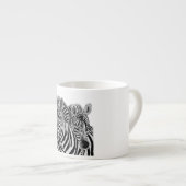 Zebras Couple Espresso Cup - Umarmung Espressotasse (Vorderseite Rechts)