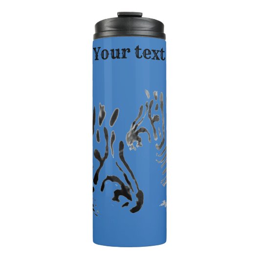 Zebras Custom Thermosbecher (Vorderseite)