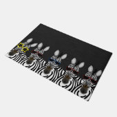 Zebras Doormat Fußmatte (Schrägansicht)