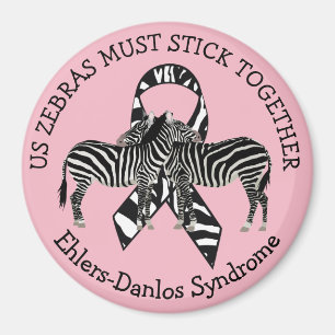Zebras EDS Ehlers-Danlos-Syndrom Magnet
