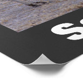 Zebras Foto Rette unser Wildlife Poster (Ecke)