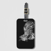 Zebras Gepäckanhänger (Vorderseite Vertikal)