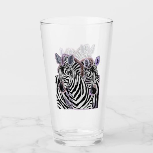 Zebras Glas (Vorderseite)