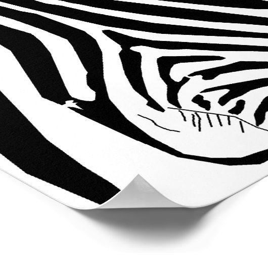 Zebras Hugging Poster für den Handel mit binären O (Ecke)