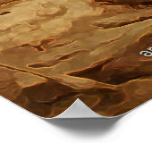 Zebras im amerikanischen Museum für Naturgeschicht Poster (Ecke)