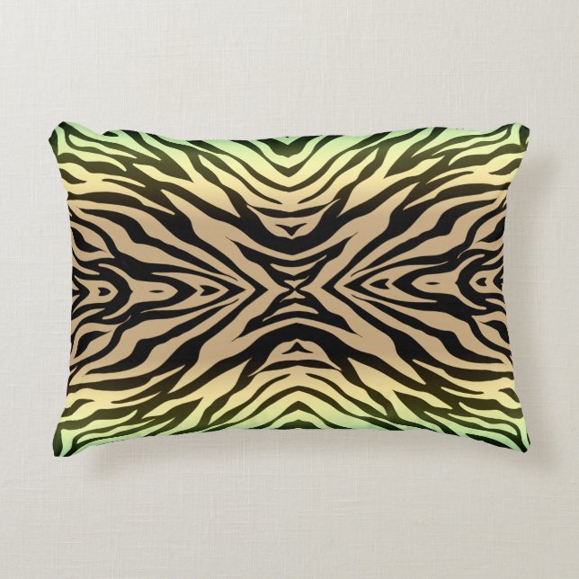 Zebras im Wald Dekokissen (Vorderseite)