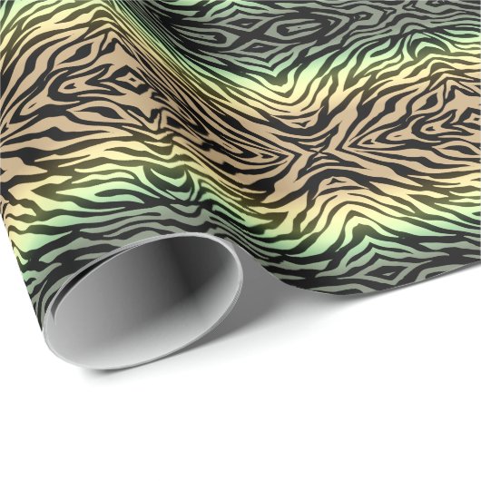 Zebras im Wald Geschenkpapier (Rolleneckpunkt)