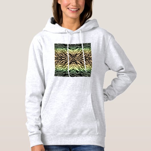 Zebras im Wald Hoodie (Vorderseite)
