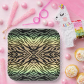 Zebras im Wald Pappteller (Party)