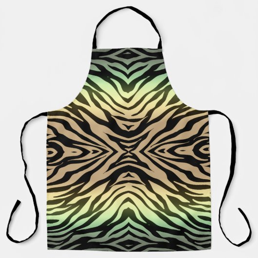 Zebras im Wald Schürze (Vorderseite)