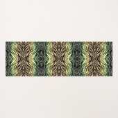 Zebras im Wald Yogamatte (Rückseite (Horizontal))