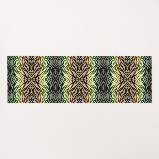 Zebras im Wald Yogamatte (Rückseite (Horizontal))