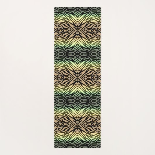 Zebras im Wald Yogamatte (Rückseite)