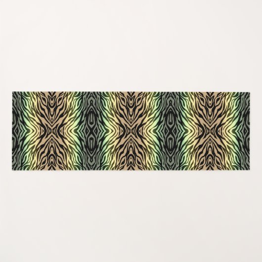 Zebras im Wald Yogamatte (Vorderseite (Horizontal))