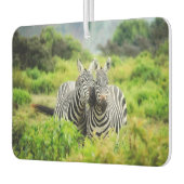 Zebras in freier Wildbahn Autolufterfrischer (Links)