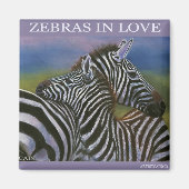 ZEBRAS IN LIEBE MAGNET (Vorne)