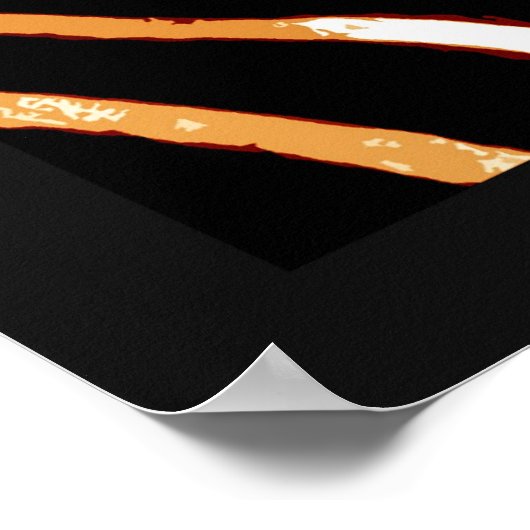 Zebras in Liebe Poster (Ecke)