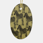 Zebras Keramik Ornament (Links)
