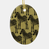 Zebras Keramik Ornament (Hinten)
