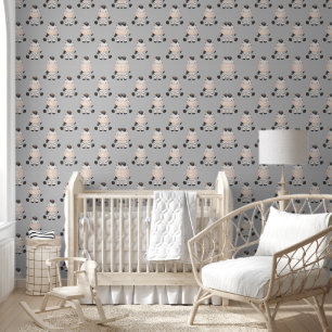 Zebras Kinderzimmer Tapete