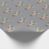 Zebras Kopfumgehungspapier Geschenkpapier (Ecke)