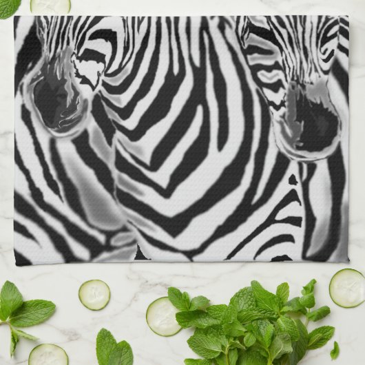 Zebras Küchentücher (Gefaltet)