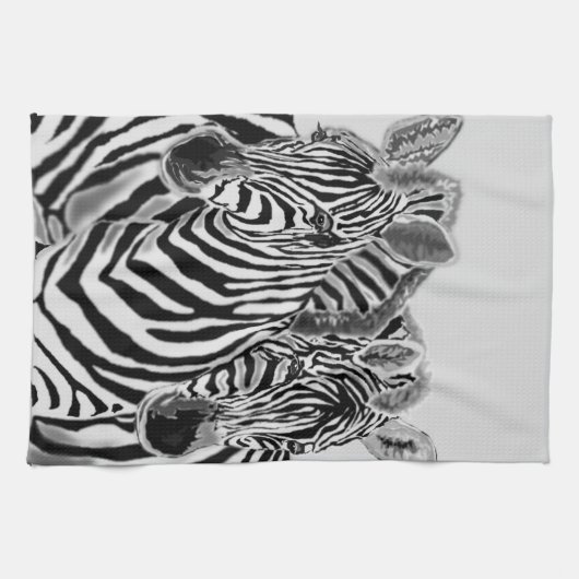 Zebras Küchentücher (Horizontal)