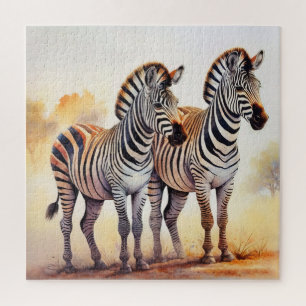 Zebras Kunst, Dichtung und Musik Puzzle