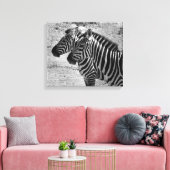 Zebras Leinwanddruck (Insitu (Wohnzimmer))