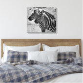 Zebras Leinwanddruck (Insitu (Schlafzimmer))