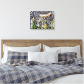 ZEBRAS LEINWANDDRUCK (Insitu (Schlafzimmer))
