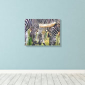 ZEBRAS LEINWANDDRUCK (Insitu (Holzboden))