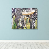 ZEBRAS LEINWANDDRUCK (Insitu (Holzboden))