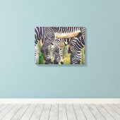 ZEBRAS LEINWANDDRUCK (Insitu (Holzboden))