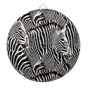 Zebras Liebe_ Dartscheibe