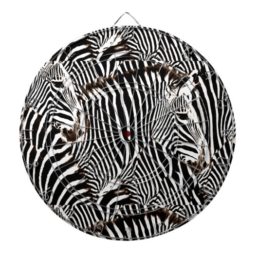 Zebras Liebe_ Dartscheibe (vorne)