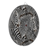 Zebras Liebe_ Dartscheibe (Vorderseite Links)