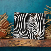 Zebras Liebe_ Fotoplatte (Seite)