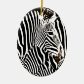 Zebras Liebe_ Keramikornament (Vorne)