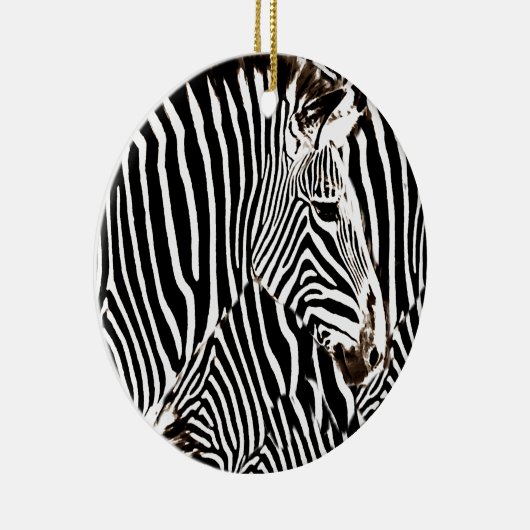 Zebras Liebe_ Keramikornament (Rechts)