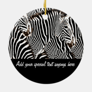 Zebras Liebe_ Keramikornament
