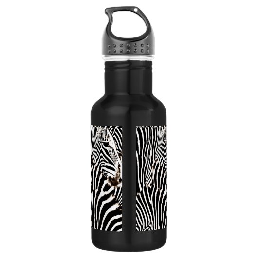 Zebras Liebe_ Trinkflasche (Rückseite)