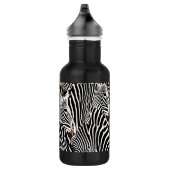 Zebras Liebe_ Trinkflasche (Rechts)