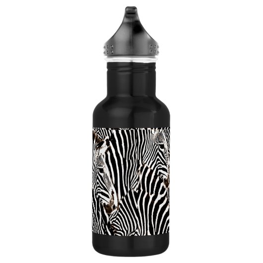 Zebras Liebe_ Trinkflasche (Rechts)