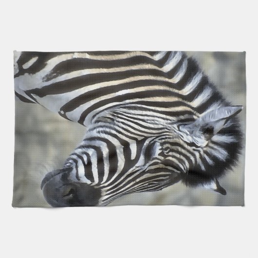 Zebras Lovers Art Küchentuch (Horizontal)