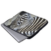 Zebras Lovers Art Laptopschutzhülle (Vorne Knopf)